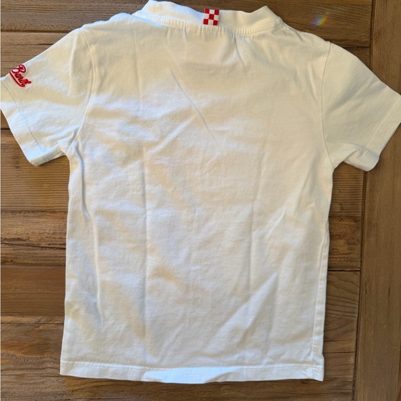 MC2 Saint Barth White Kids 'Life is Just a Game' Embroidered Tee - Picture 4 of 6